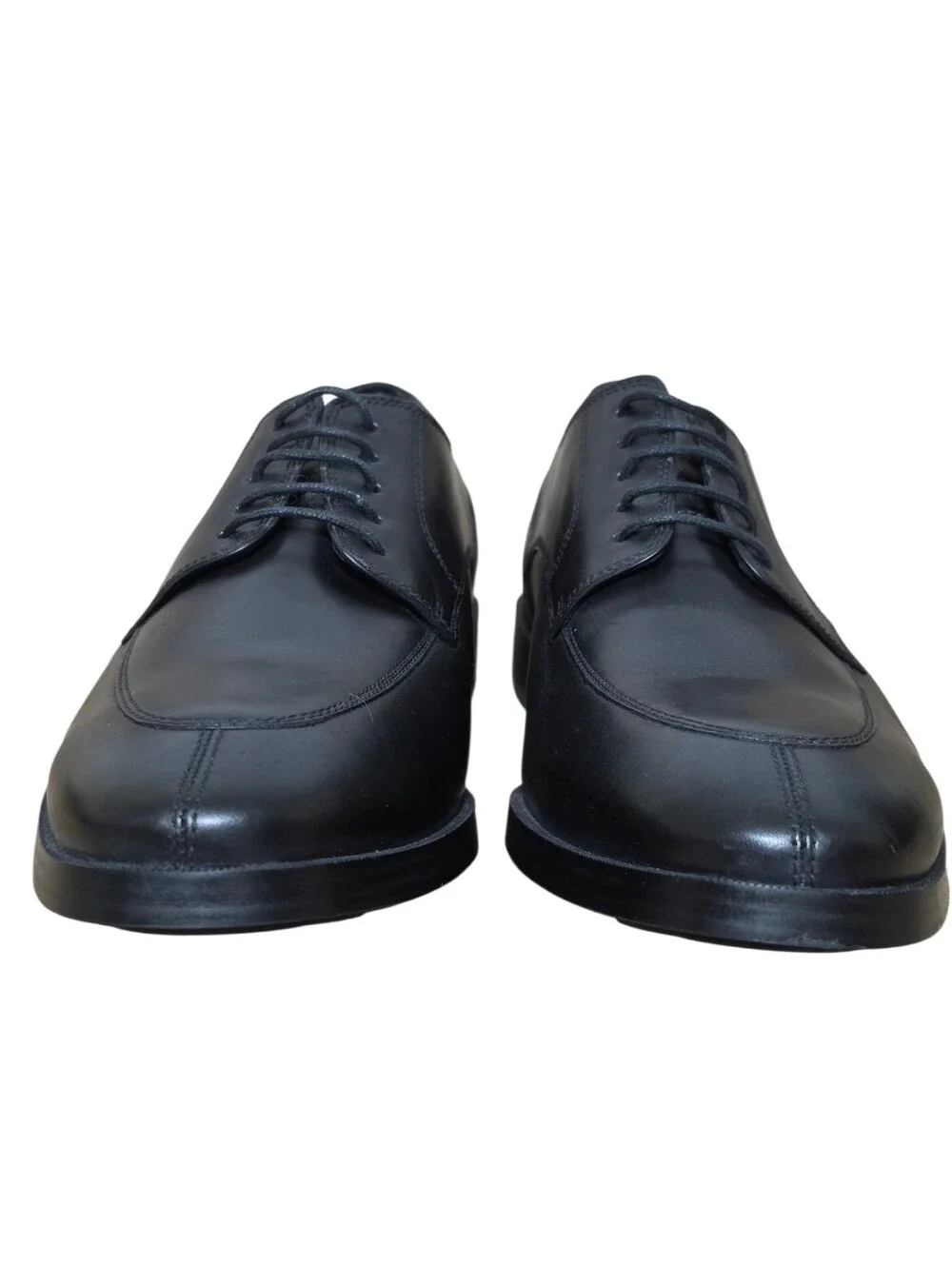 Cole Haan Men's Size 9M US Grand OS Black Leather Apron Split Toe Oxford Shoes